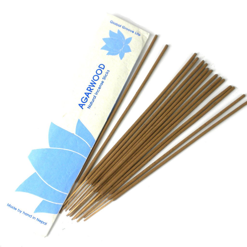 Stick Incense, Agarwood - Pack of 10 Sleeves