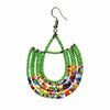 PACK OF 5 -Maasai Bead Basket Dangle Earrings