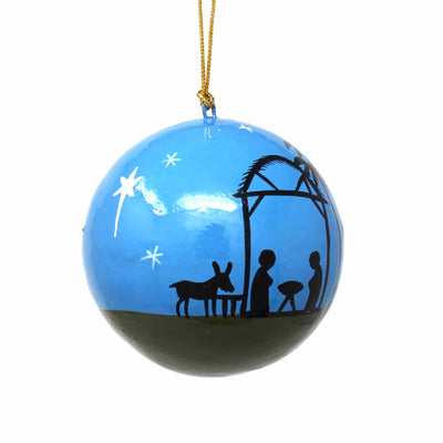 Handpainted Christmas Nativity Ornaments - Pack of 3