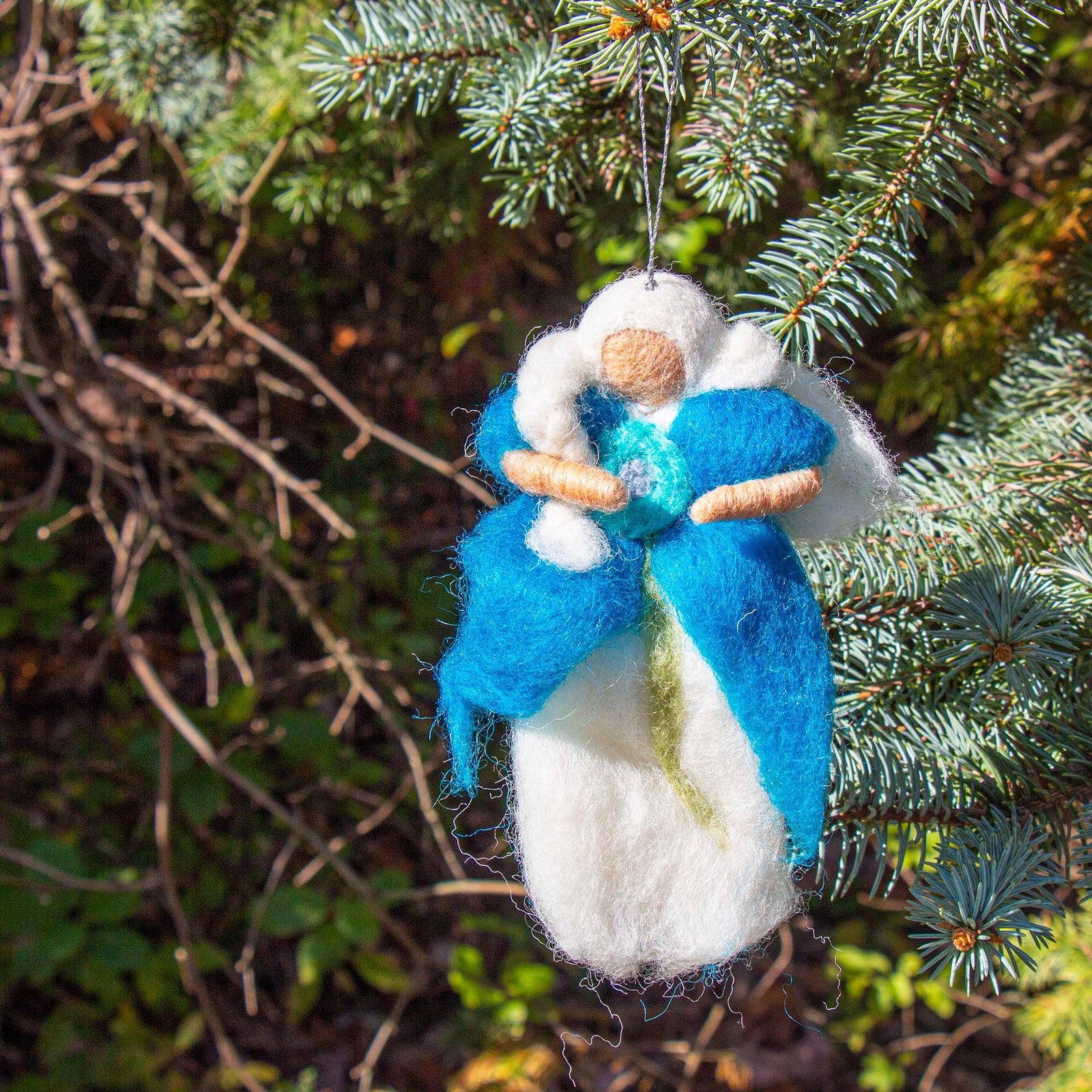 Turquoise Angel Fairy Ornament