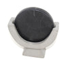 Soapstone Compass Sculpture - Dark Gray Stone