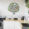 Apple Tree with Birds Haitian Steel Drum Wall Art