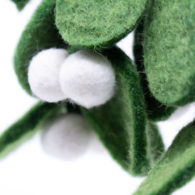 Mistletoe Handmade Felt Ornament