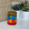 Hand-Painted Votive Candles, Boxed Set of 3 (Shahida Design)