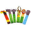 Animal Design Leather Bookmark- 10 Pack Mixed Animals