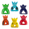 Single Soapstone Lovey Cats - 4 -inch