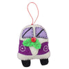 Purple Groovy Van Felt Ornament