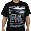 Black Tee Shirt FT Facts on Front - Unisex Medium