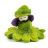 Green Felt Flower Fairy, 3 inches