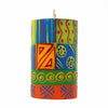Hand-Painted Pillar Candle, Gift Box, 4-inch (Shahida Design)