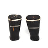 Batik Bone Salt & Pepper Shakers, White Etch Design on Dark