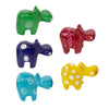 5-Pack - Soapstone Hippos - Mini - Assorted Colors