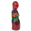 Soapstone Painted 3-Piece + Base Creche Nativity Set Vibrant Colors