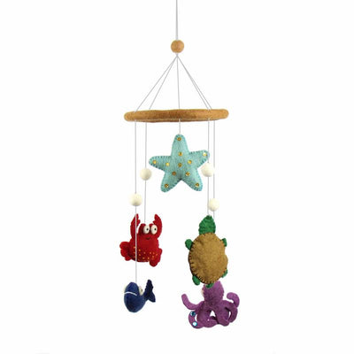 Nautical Sea Whale Felt Nursery Mobile