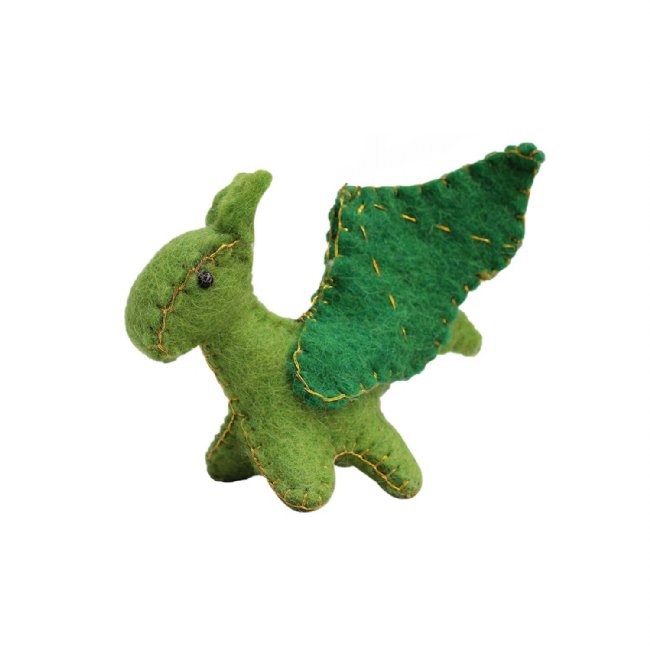 Forest Dragon Felt Ornament