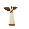 5 Inch Sisal Angel Ornament, Hands In Prayer