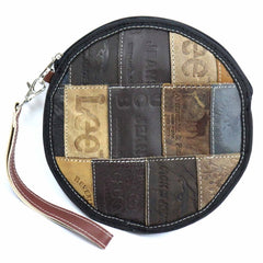 Jean Patch Round Shoulder Bag - Global Crafts Wholesale