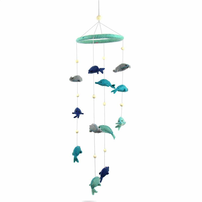 Dolphins Felt Nursery Mobile