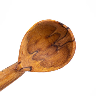 Petite Teardrop Olive Wood Scoop, Set of 3