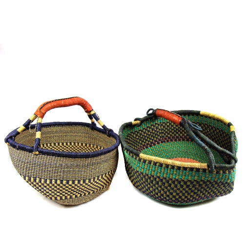 Bolga Market Basket, Extra Large - Mixed Colors