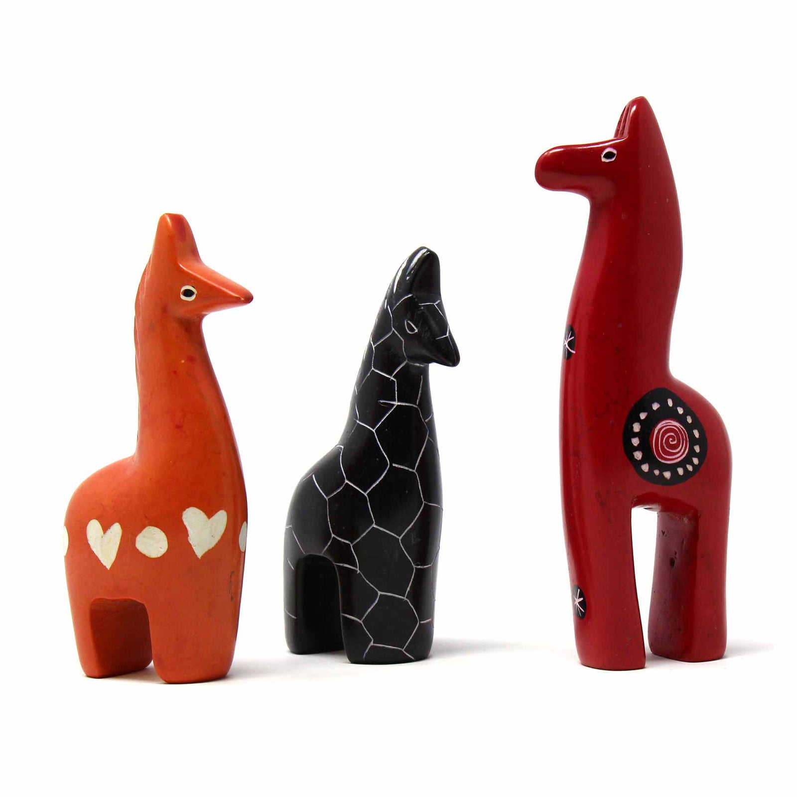 Single Soapstone Giraffes - Medium 2.5-3.5-inch