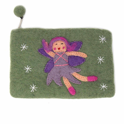 Fairy Felt Zipper Pouch