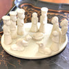 13-Piece Set - Soapstone Nativity Sculpture with Base