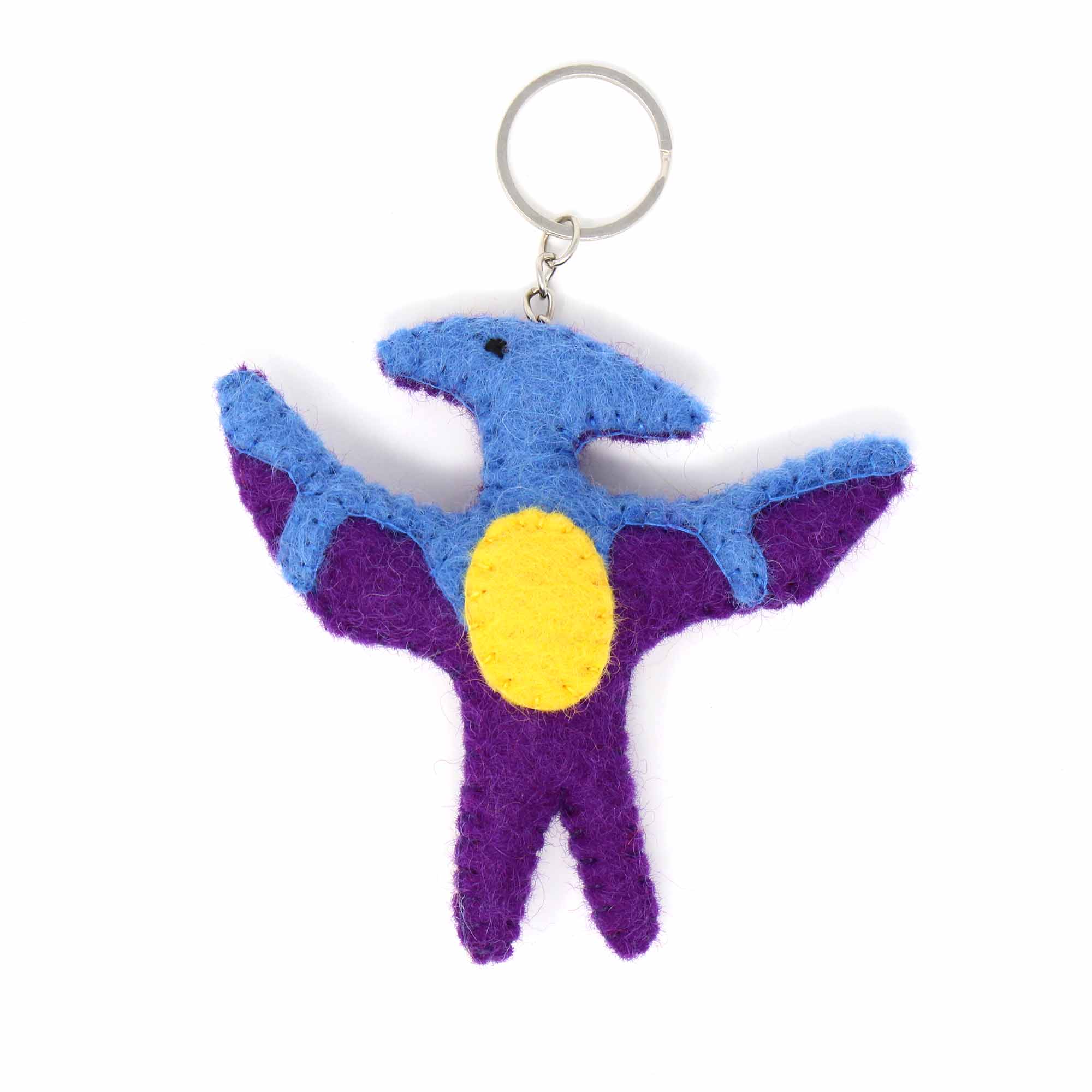 Dinosaur Pterosaur Felt Key Chain