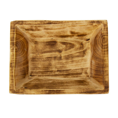 Hand Carved Jacaranda Wood Bowl Platter