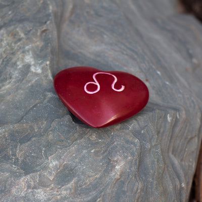 10-Pack - Soapstone Zodiac Hearts - Leo