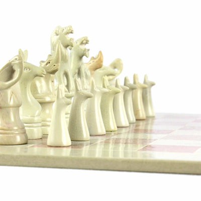 Soapstone Chess Set - Animal Pieces Only