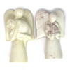 Soapstone Angel Holding Dog Sculpture- Gift for Lost Pet
