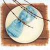 Encantada Handmade Pottery 11.75 Set of 2 Dinner Plates, Blanco