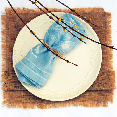 Encantada Handmade Pottery 11.75 Set of 2 Dinner Plates, Blanco