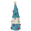 Christmas Tree Topper or Tabletop Decor, Set of 3 Turquoise