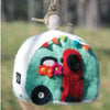 Wild Woolies Felt Birdhouse - Retro Camper