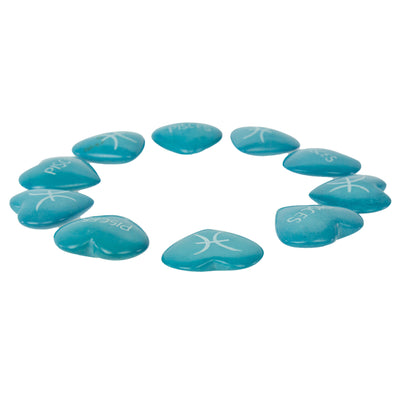 10-Pack - Soapstone Zodiac Hearts - Pisces