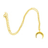 Bull Horn Choker Necklace, Golden Brass, PACK OF 3