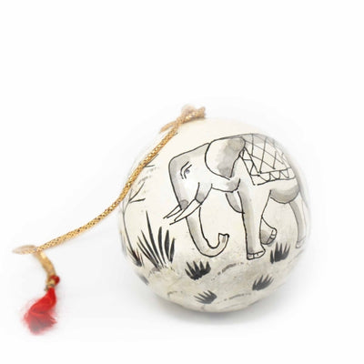 Handpainted Ornament Elephant - Pack of 3