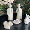 5-Piece Set - Soapstone Holy Family Nativity