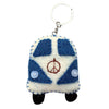 Peace Van Felt Key Chain